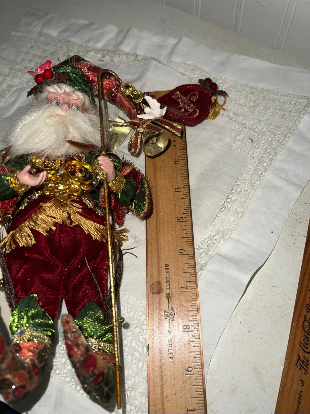 NWT 2008 Mark Roberts Holiday 12 Days Christmas Fairy Santa Elf Kringle Jingle